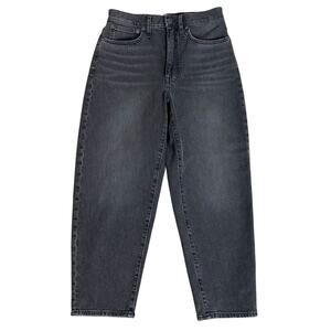 NWT Madewell Balloon Dark wash black Jeans in Brunswick  27